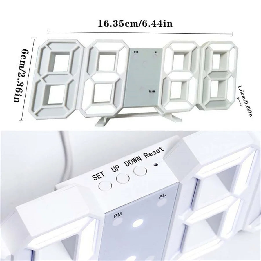 3D LED Digital Clock