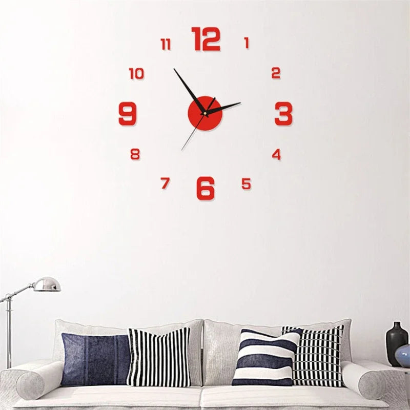 3D Luminous Wall Clock Frameless