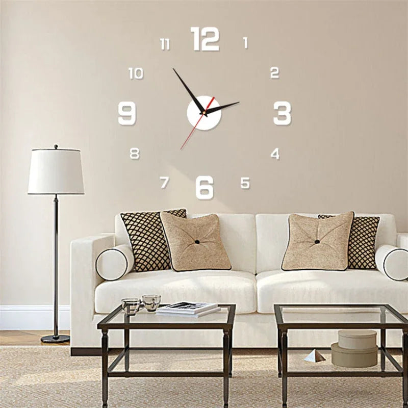 3D Luminous Wall Clock Frameless
