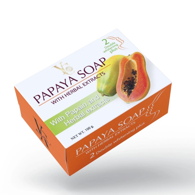 Y.C Papaya Soap with Herbal Extracts Double Brightening 100 g