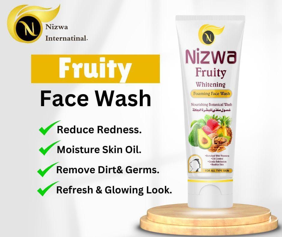 Nizwa Fruity Whitening Face Wash