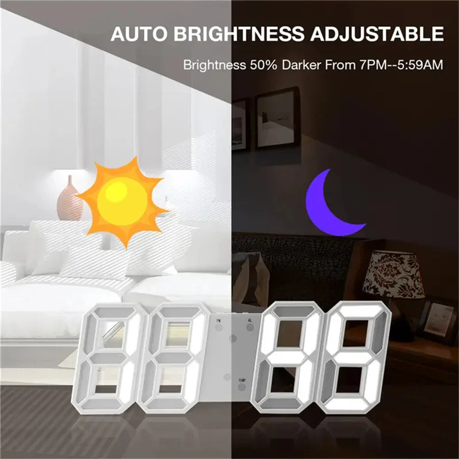 3D LED Digital Clock