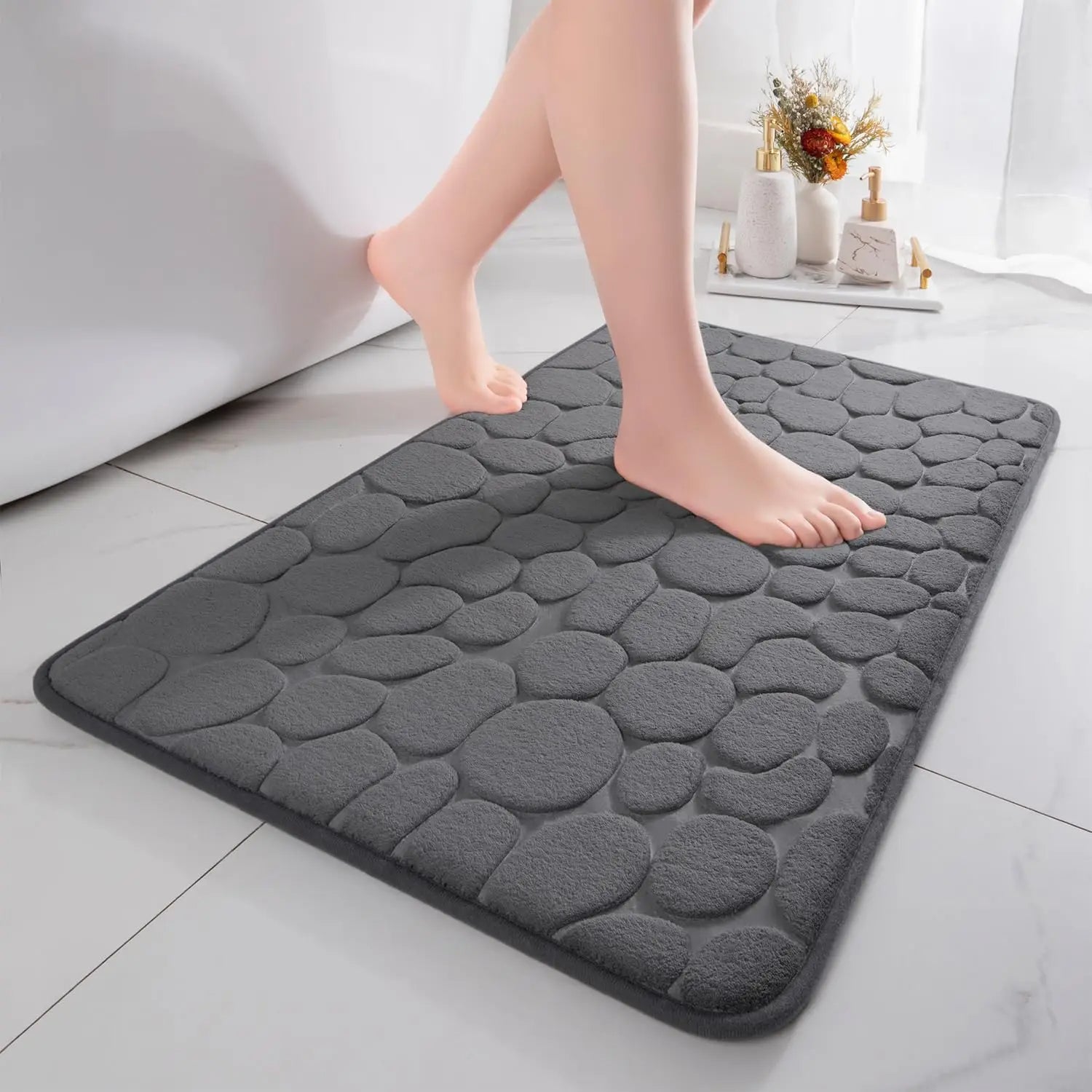 Non slipable door & washroom carpet