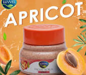 Luvvel Peach Facial Scrub 225g Jar